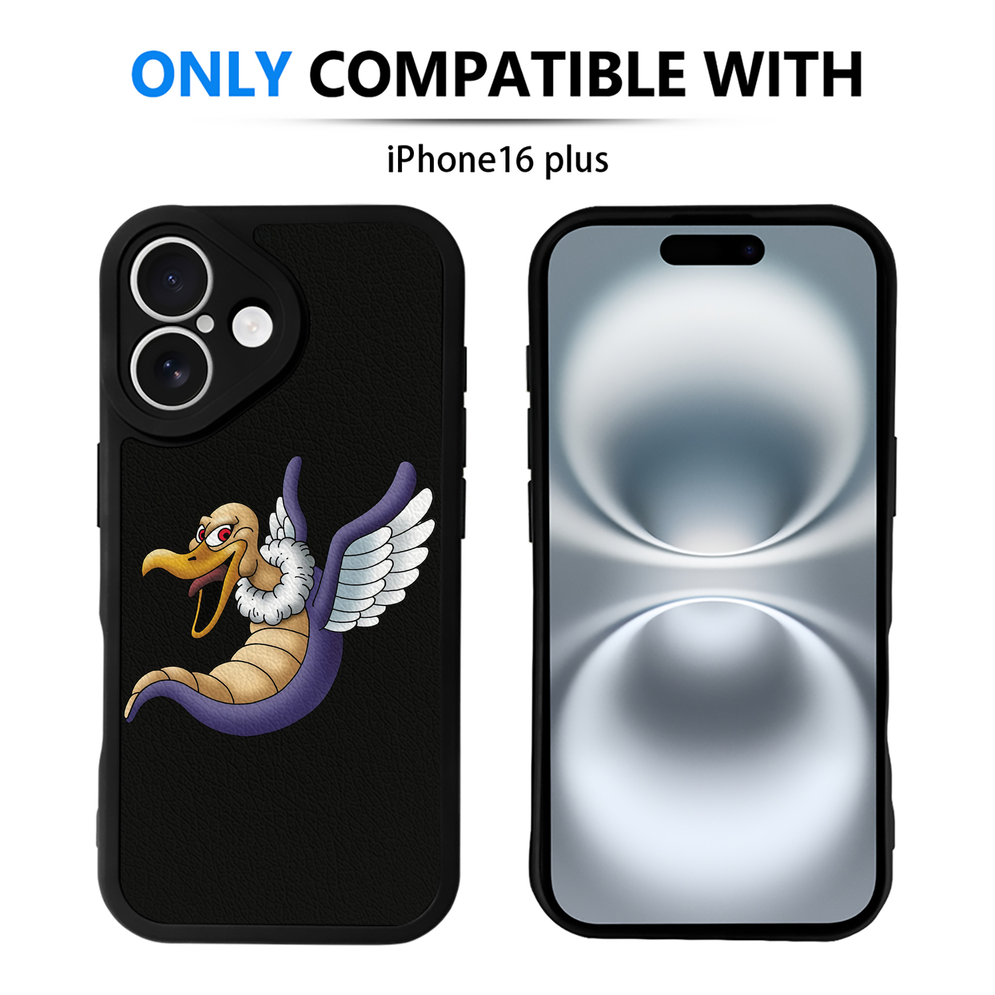 （画像用） ドラゴンクエスト Doragon Kuesuto Dragon Quest 【iPhone 16シリーズ対応】シリコンスマホケース（レザー調） 材質：シリコン